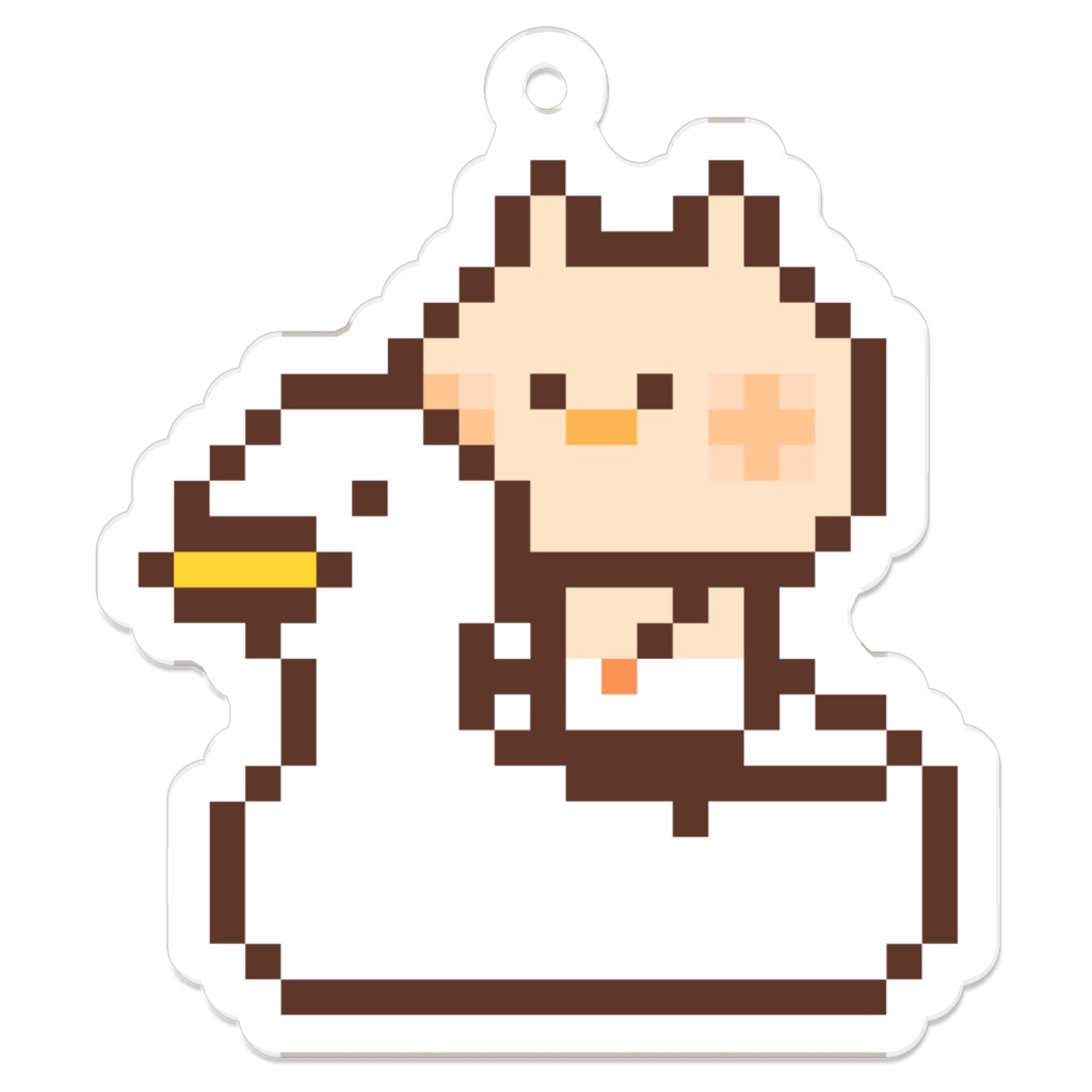 ドット絵ぶーちゃんアクキー