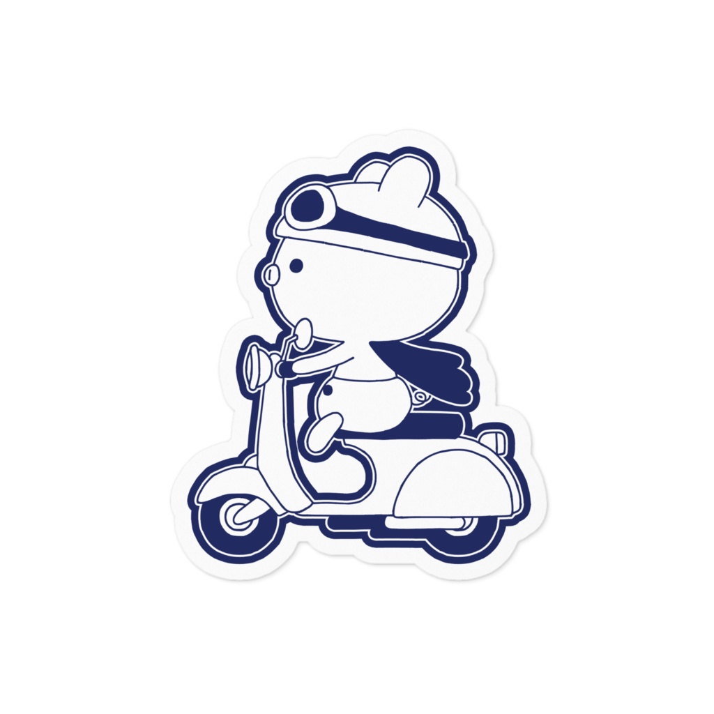 ぶーちゃん×スクーターステッカー