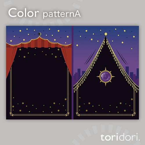 【A5】同人誌表紙素材【0001MY】