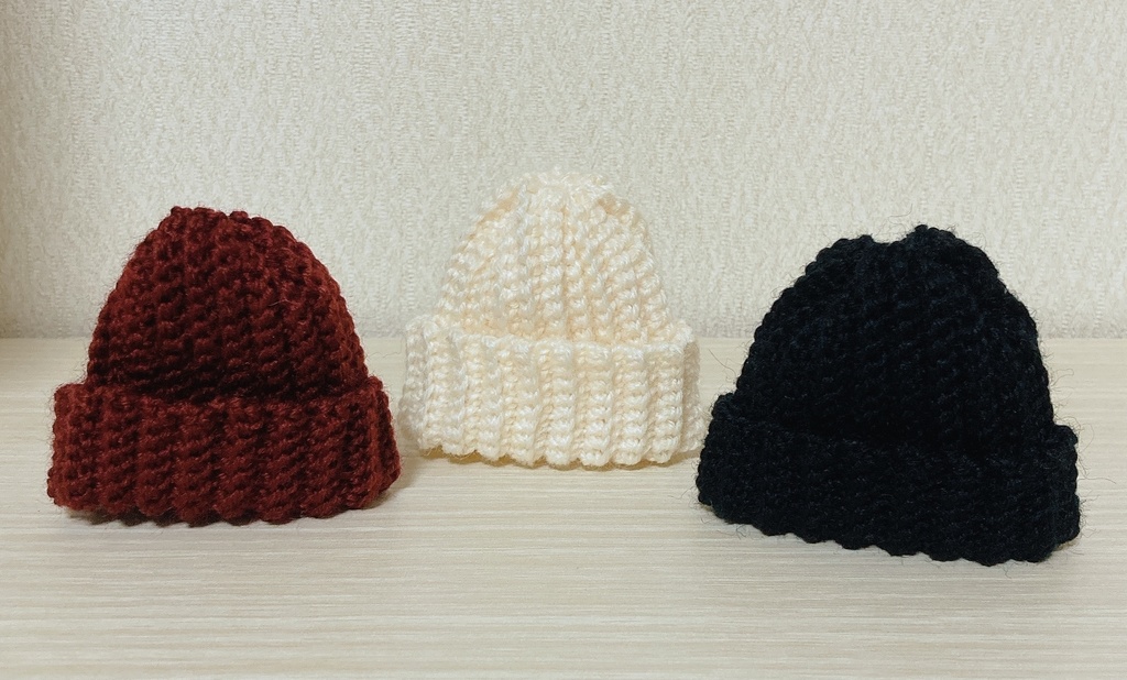 【ぬい服】ニット帽①