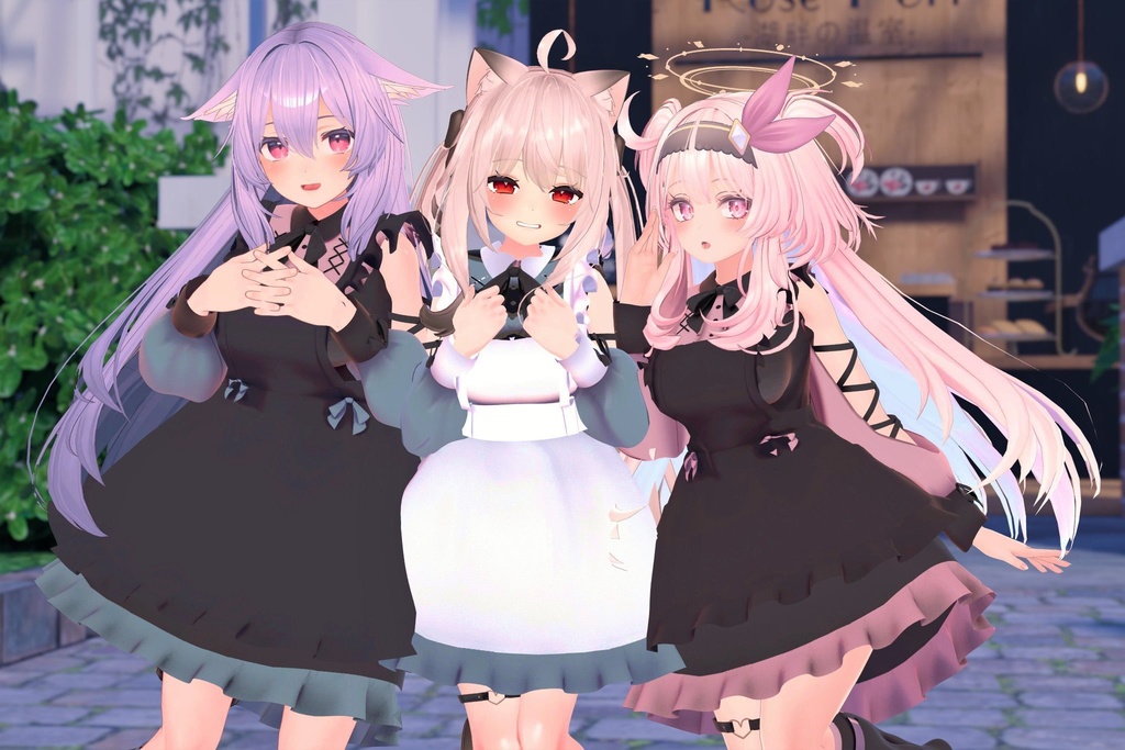 【3アバター対応】❤ Patissier Sweet Dress ❤