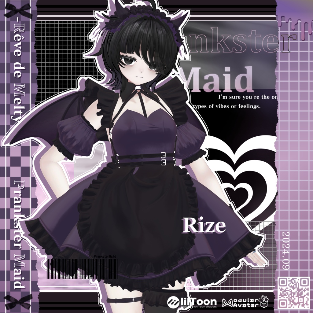 【9アバター対応】˙˚ 𓆩 ✞ Prankster Maid ✞ 𓆪 ˚˙