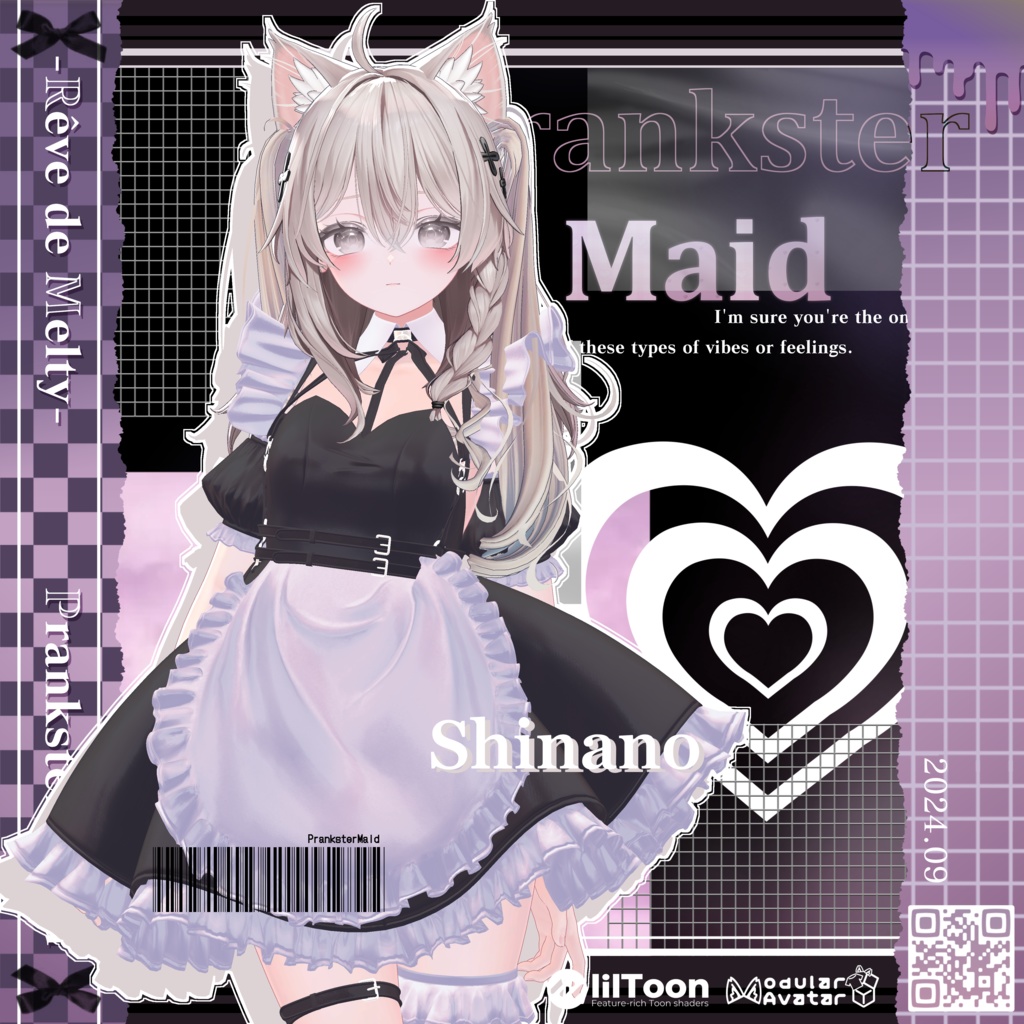 【9アバター対応】˙˚ 𓆩 ✞ Prankster Maid ✞ 𓆪 ˚˙