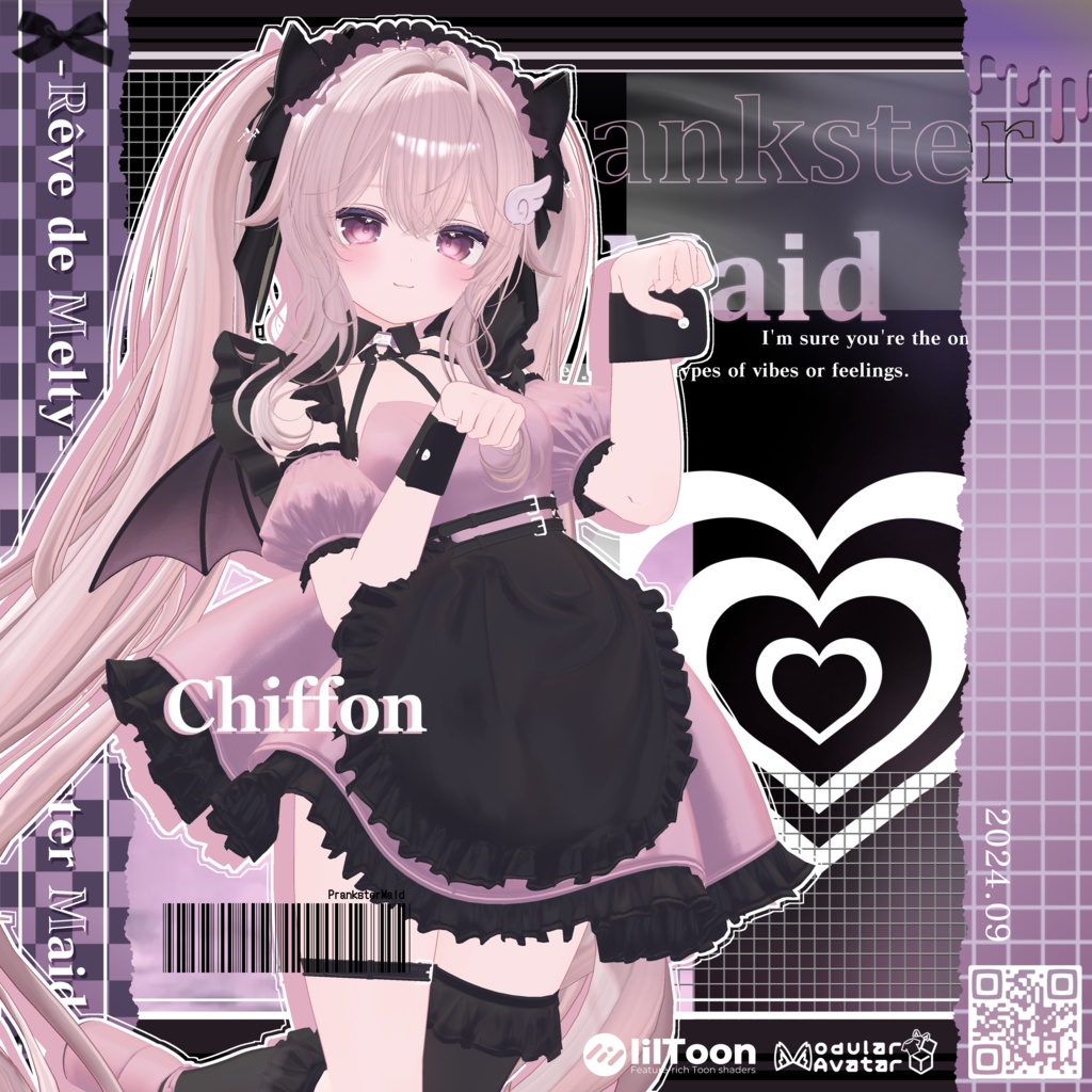 【9アバター対応】˙˚ 𓆩 ✞ Prankster Maid ✞ 𓆪 ˚˙