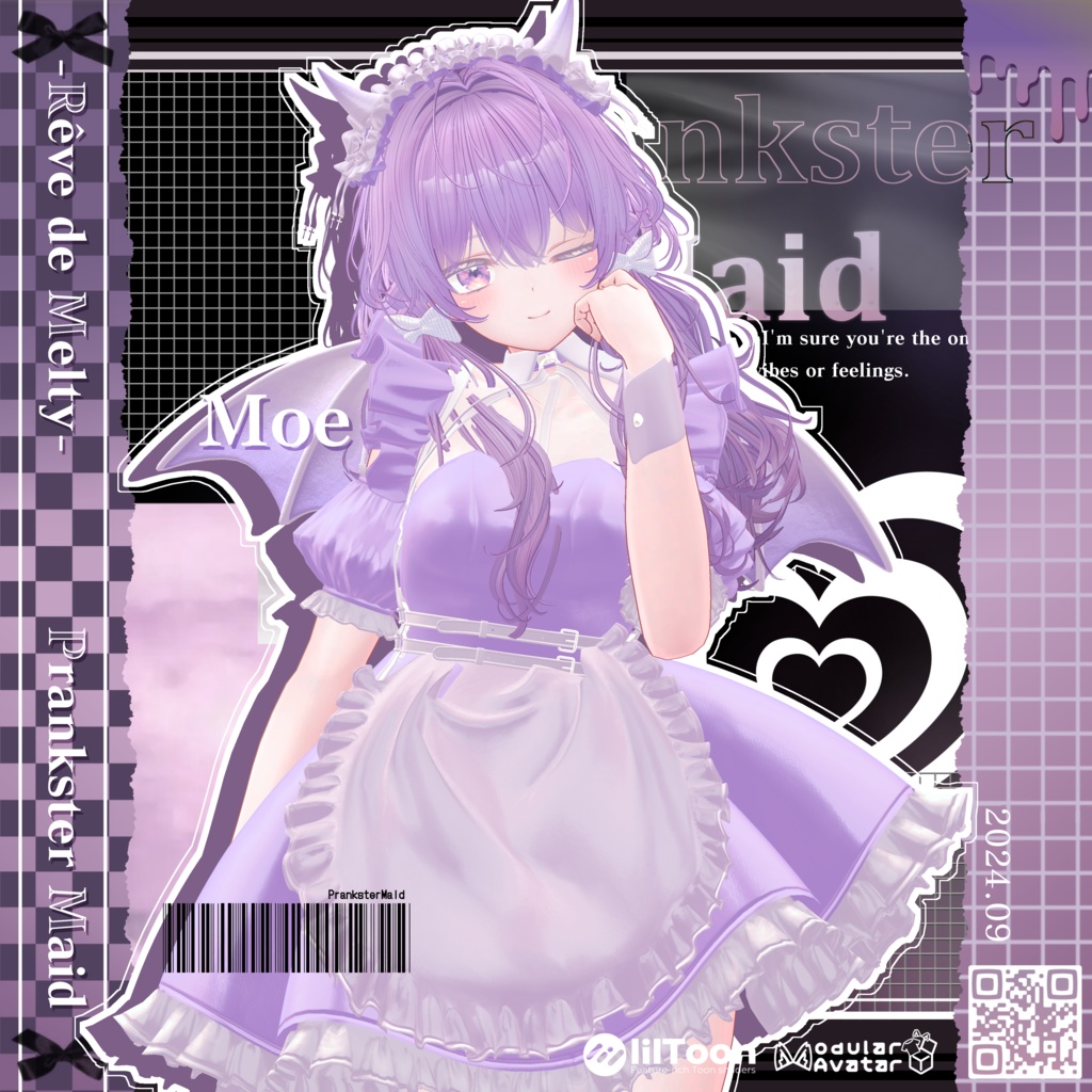 【9アバター対応】˙˚ 𓆩 ✞ Prankster Maid ✞ 𓆪 ˚˙