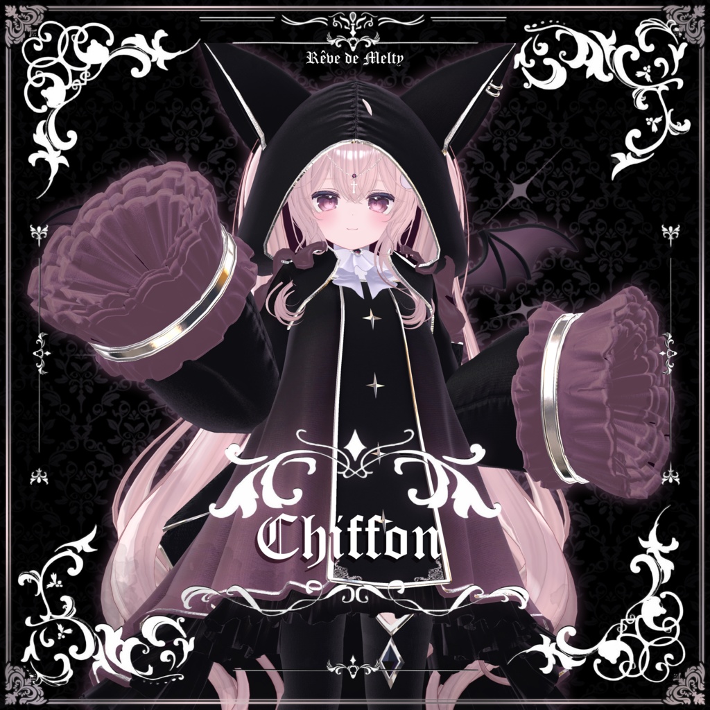 【12アバター対応】𓆩☠︎⋆⸜♱ Necronyancer ♱⸝⋆☠︎𓆪