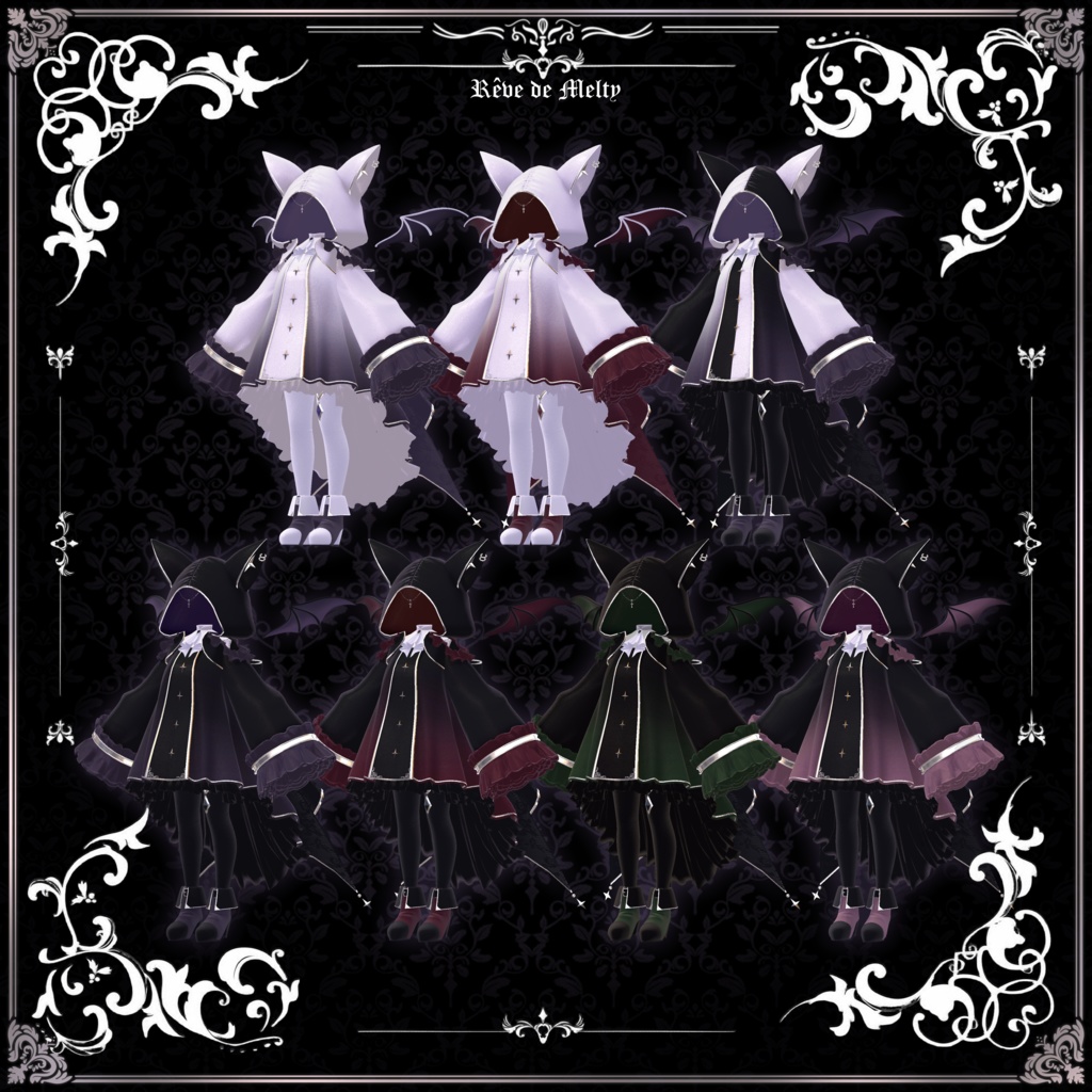 【12アバター対応】𓆩☠︎⋆⸜♱ Necronyancer ♱⸝⋆☠︎𓆪