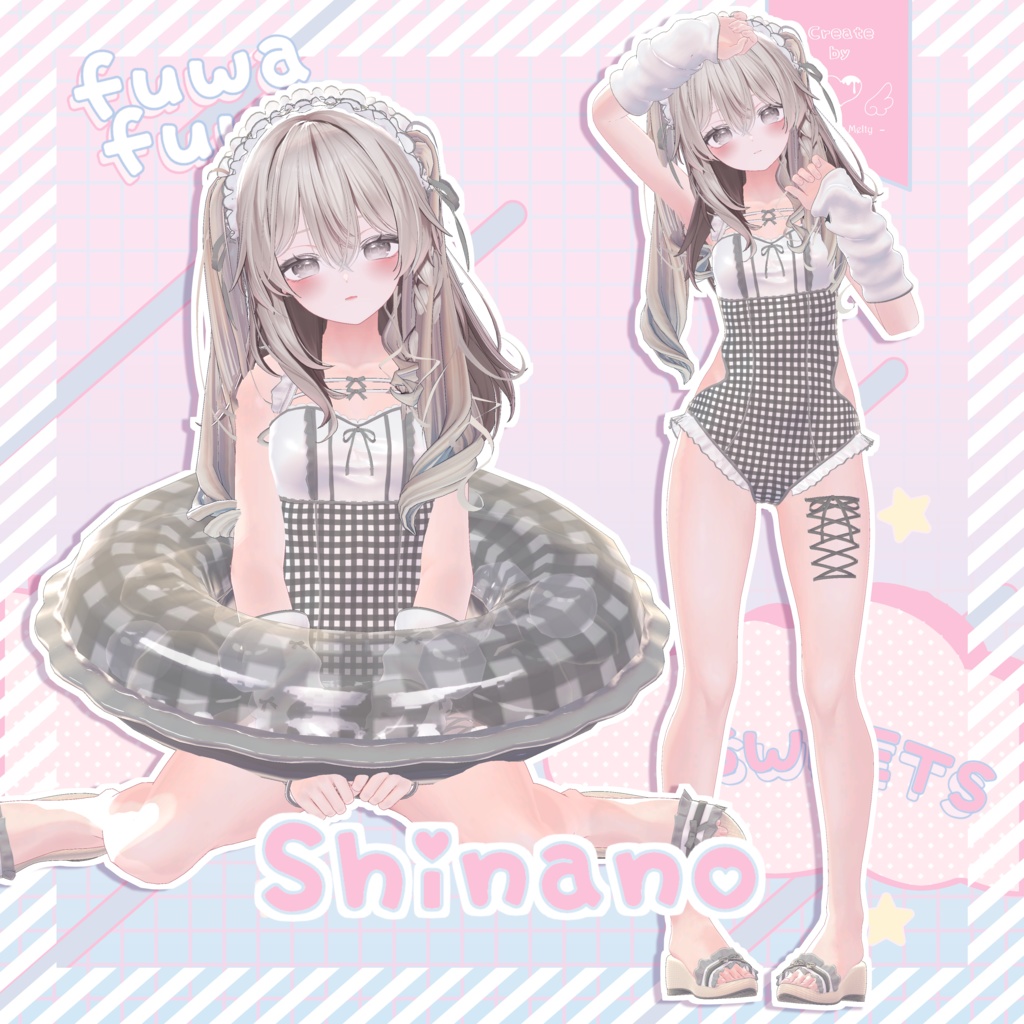 【13アバター対応】- Melty ribbon parfait - 🧁メルティリボンパルフェット🧁