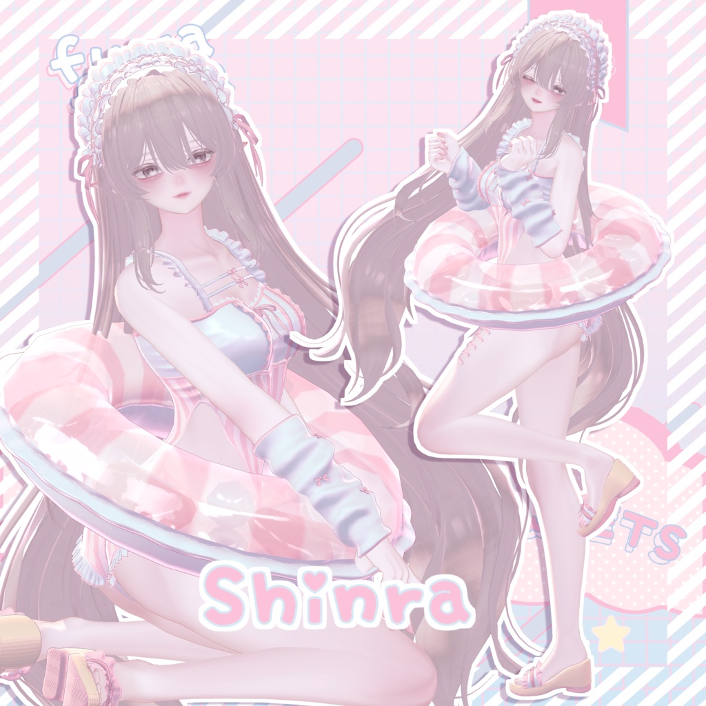 【13アバター対応】- Melty ribbon parfait - 🧁メルティリボンパルフェット🧁