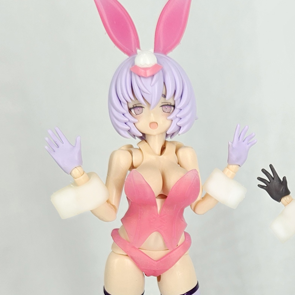 [予告]メガミデバイス_ソフビ服_バニーガール_PUNI☆MOFU_Block2