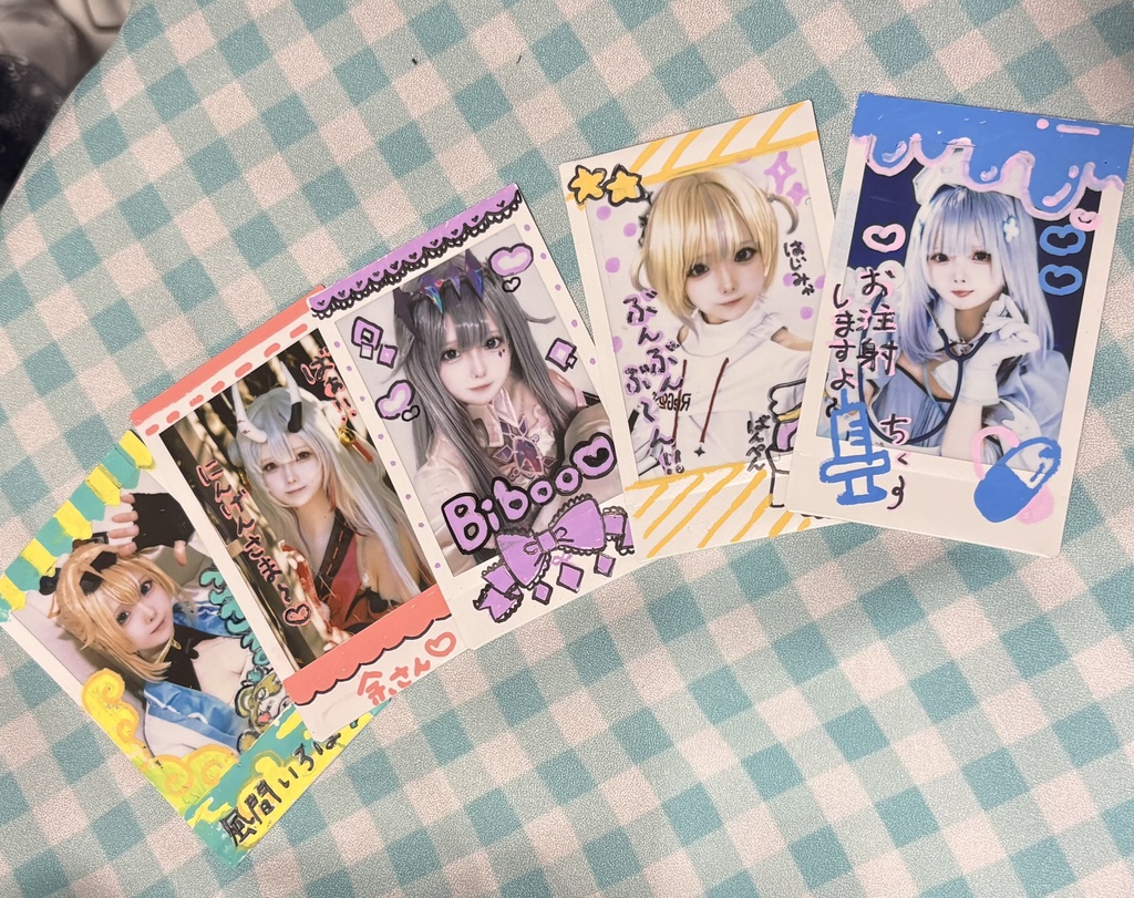 落書きチェキ 単品