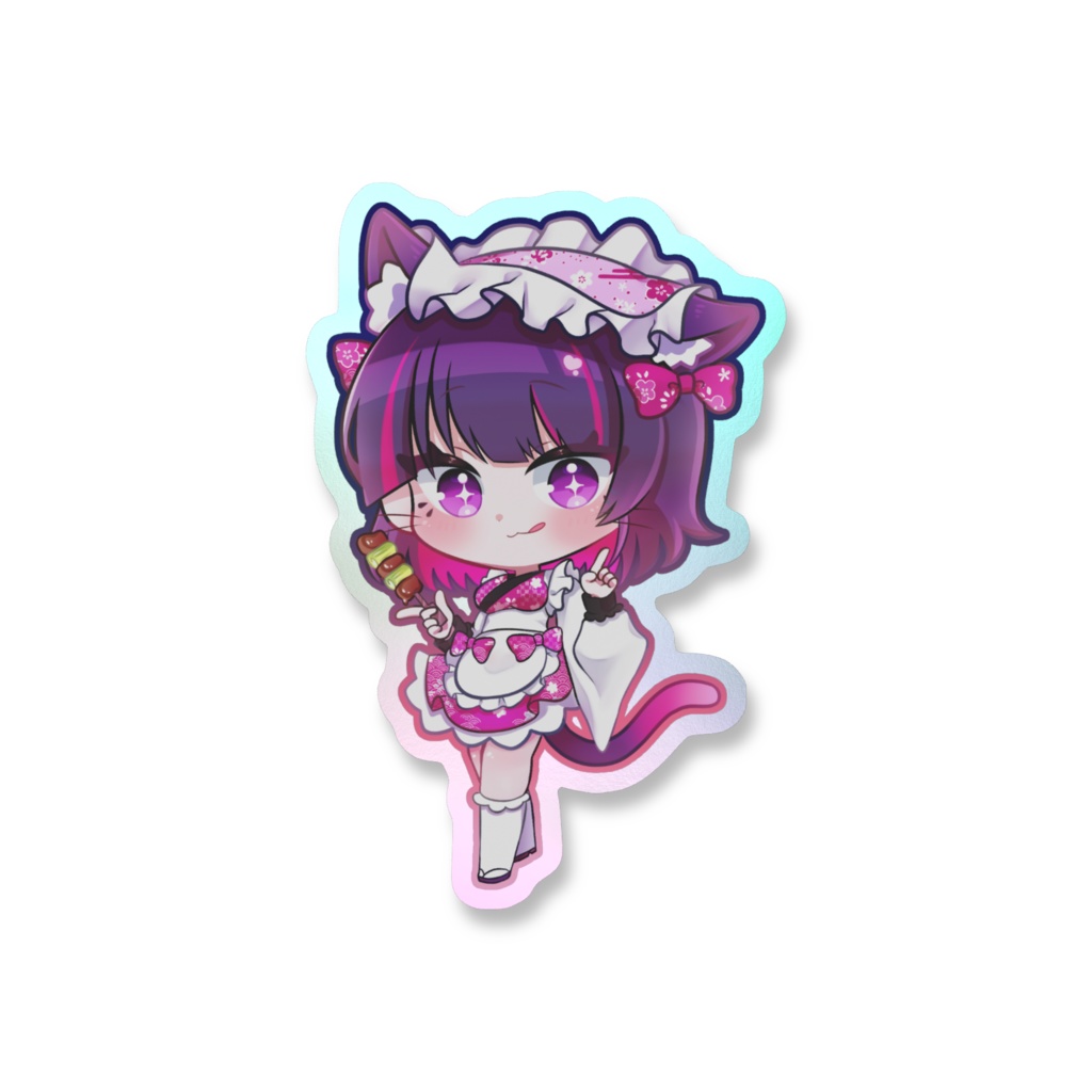 焼き鳥わらわオーロラステッカー