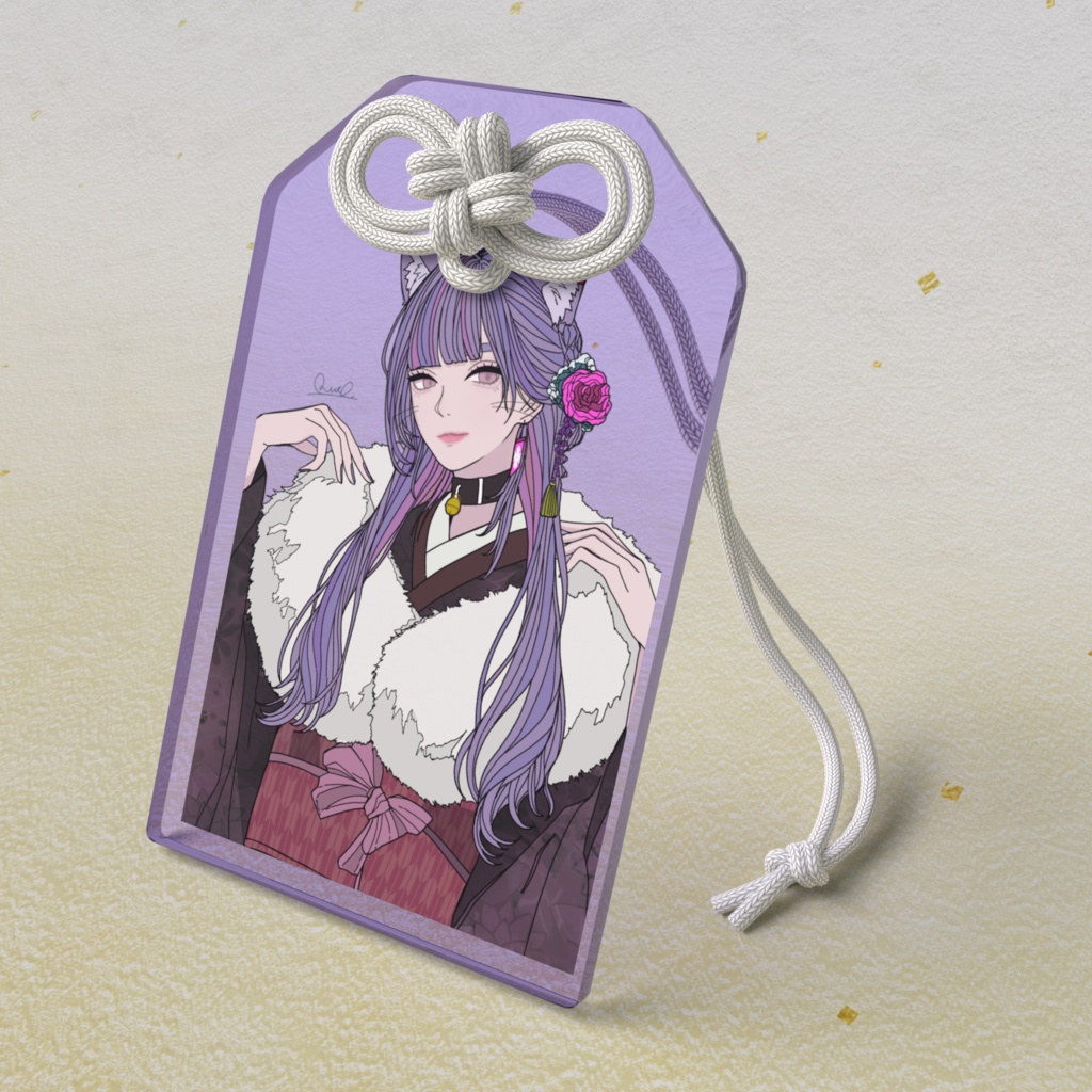 わらわアクリルお守り