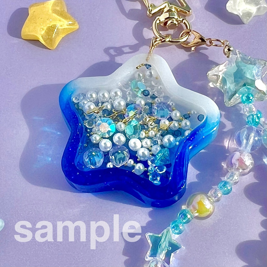 シェイカーキーホルダー⭐️黄色