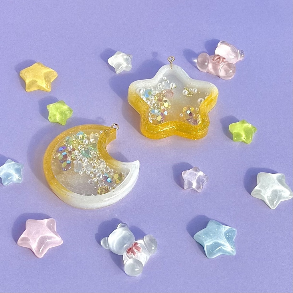 シェイカーキーホルダー🌙黄色
