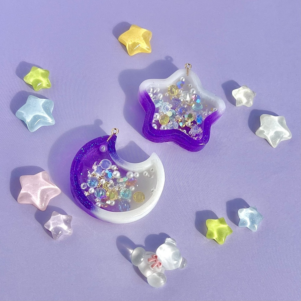 シェイカーキーホルダー🌙紫色