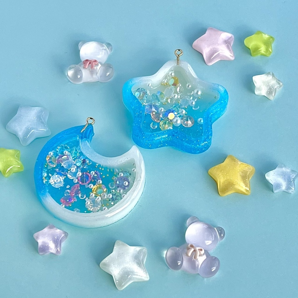 シェイカーキーホルダー⭐️水色