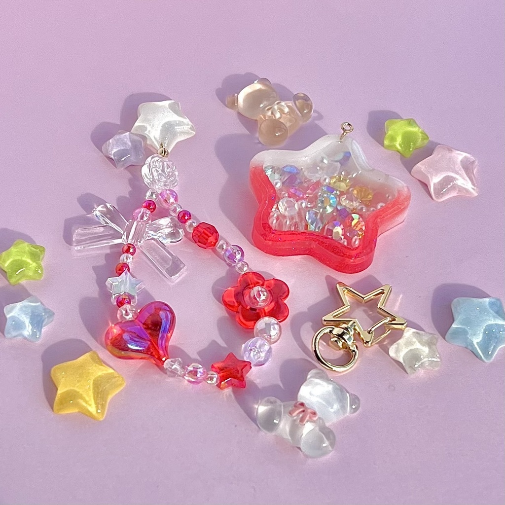 シェイカーキーホルダー⭐️赤色