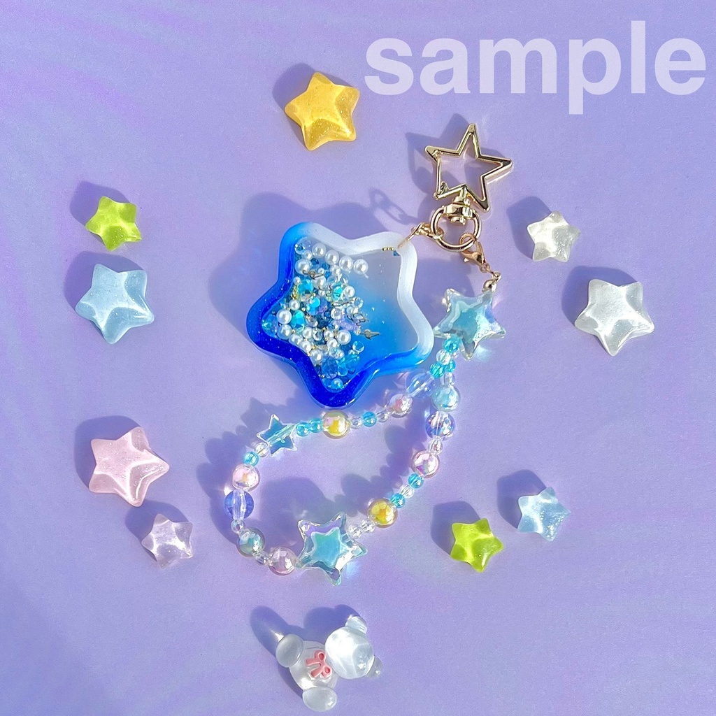 シェイカーキーホルダー🌙黒色