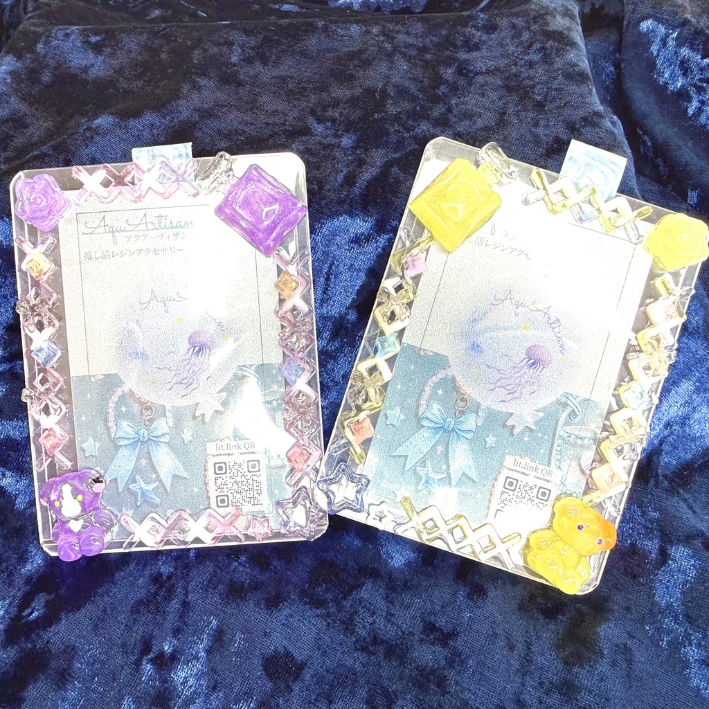 【B品】わんにゃくしょんイメージトレカケース むらさきのこ