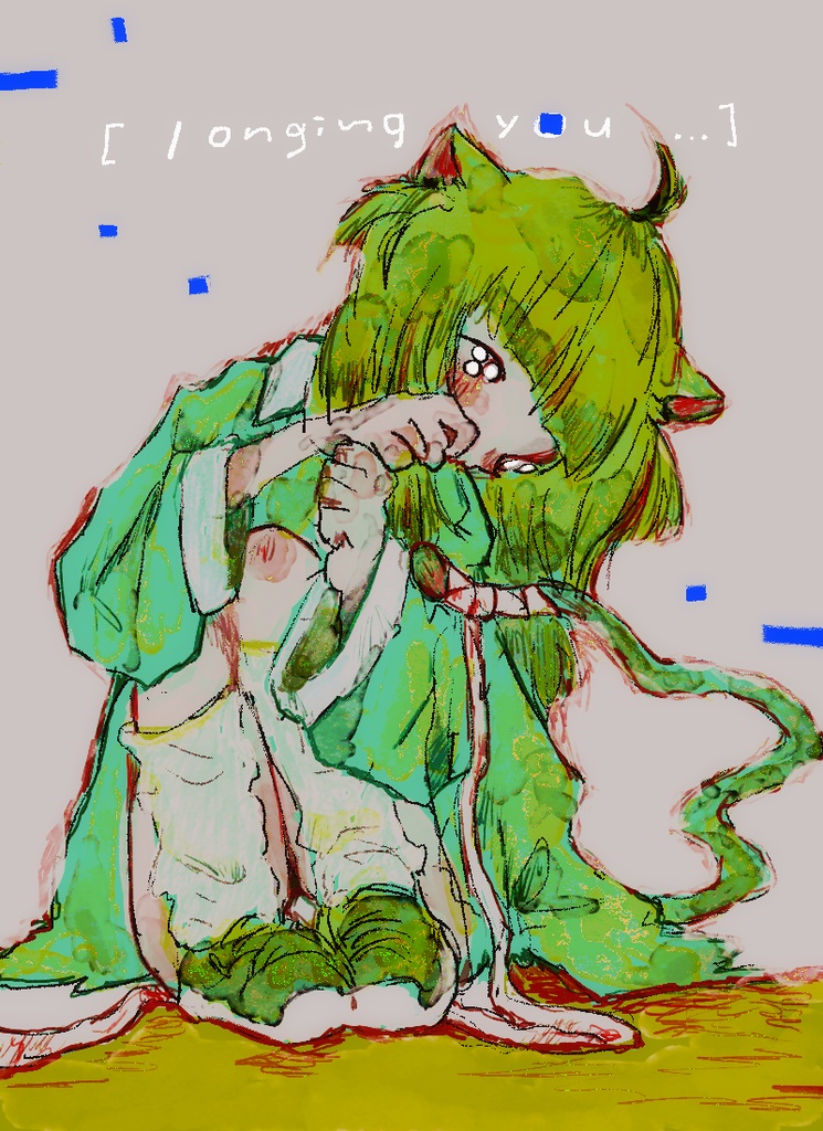 ねこシール(longing)