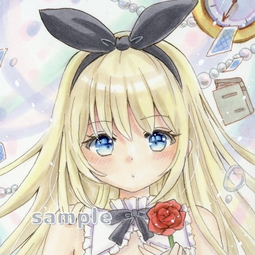 手描きイラスト『アリス』