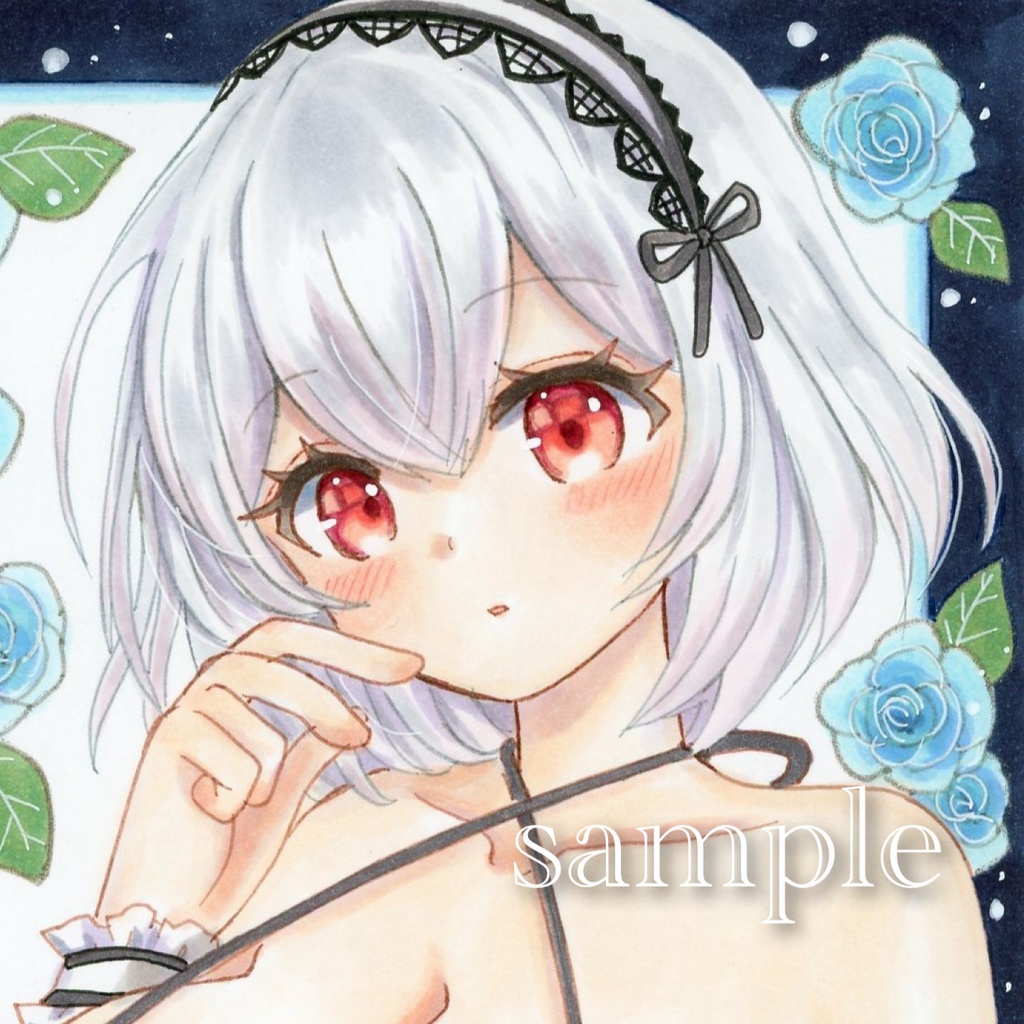 手描きイラスト『シリアス』