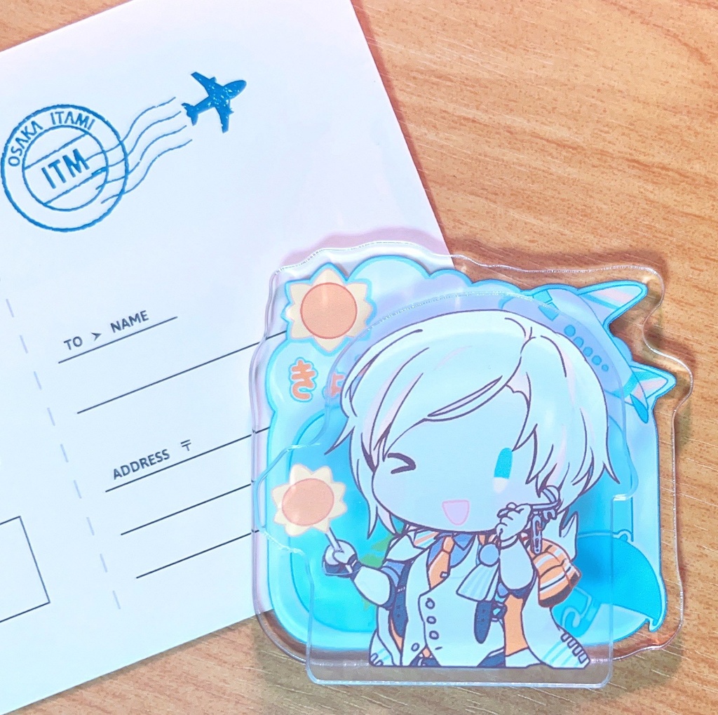 雲次さんの天気予報アクリルメモスタンド