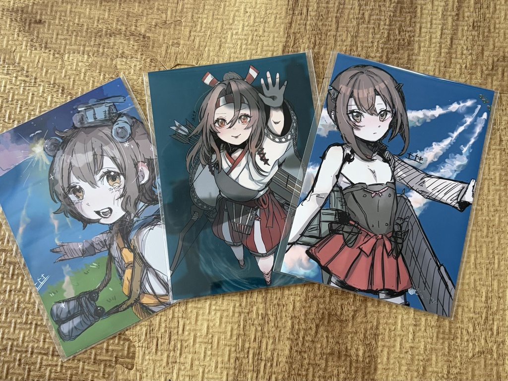 艦隊これくしょん ポストカード3枚セット