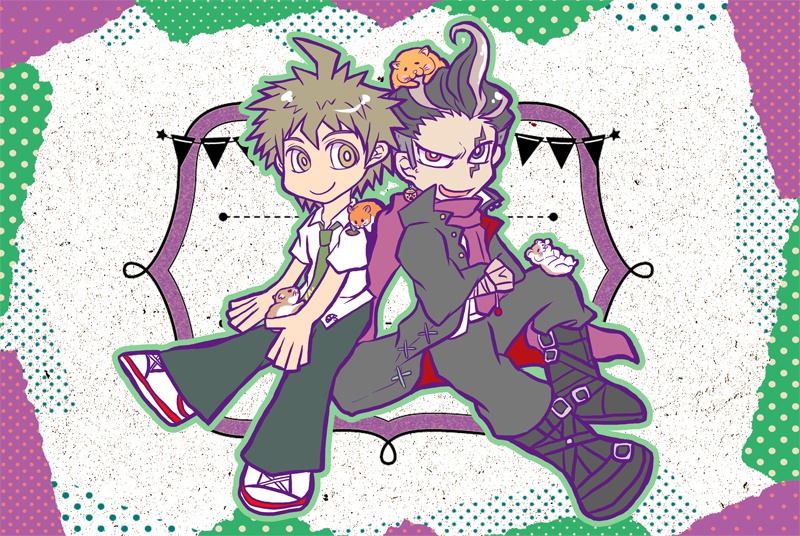 【スーパーダンガンロンパ2】スケッチブック(トラポ・日向&田中)