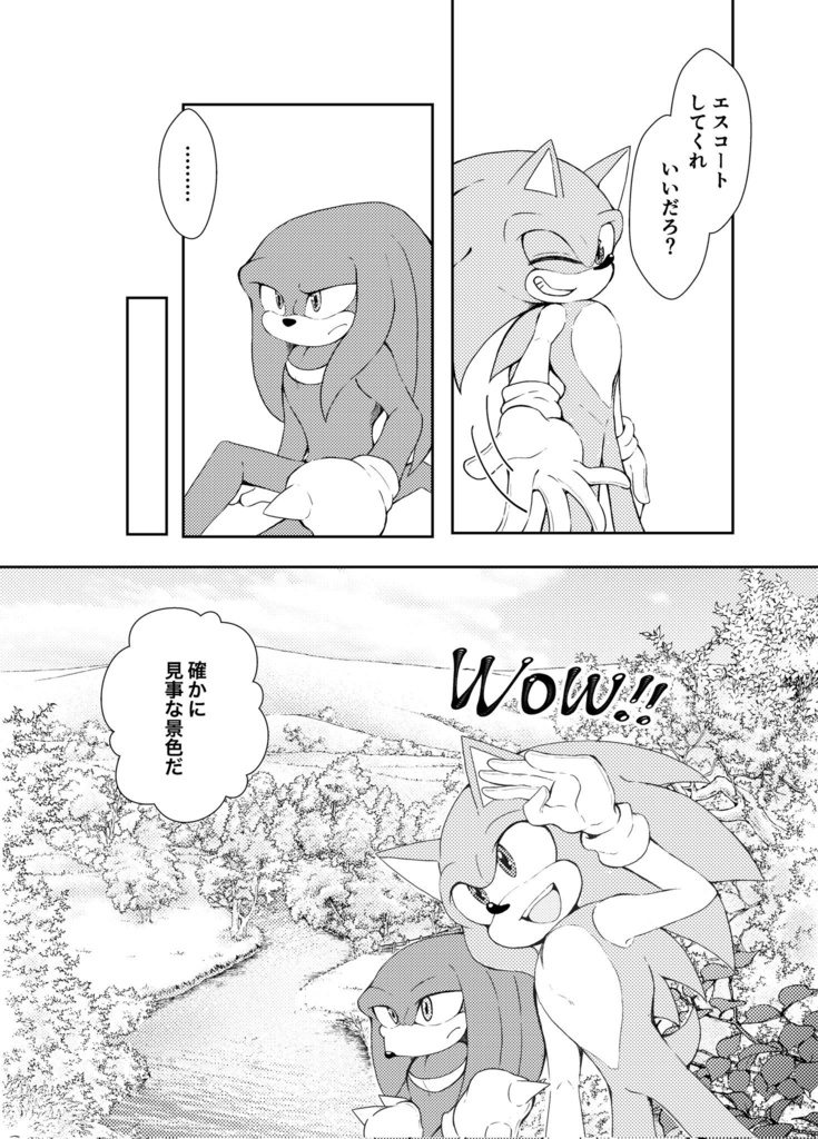 【SONIC】夢現レゾナンス(ソニック×ナックルズ)