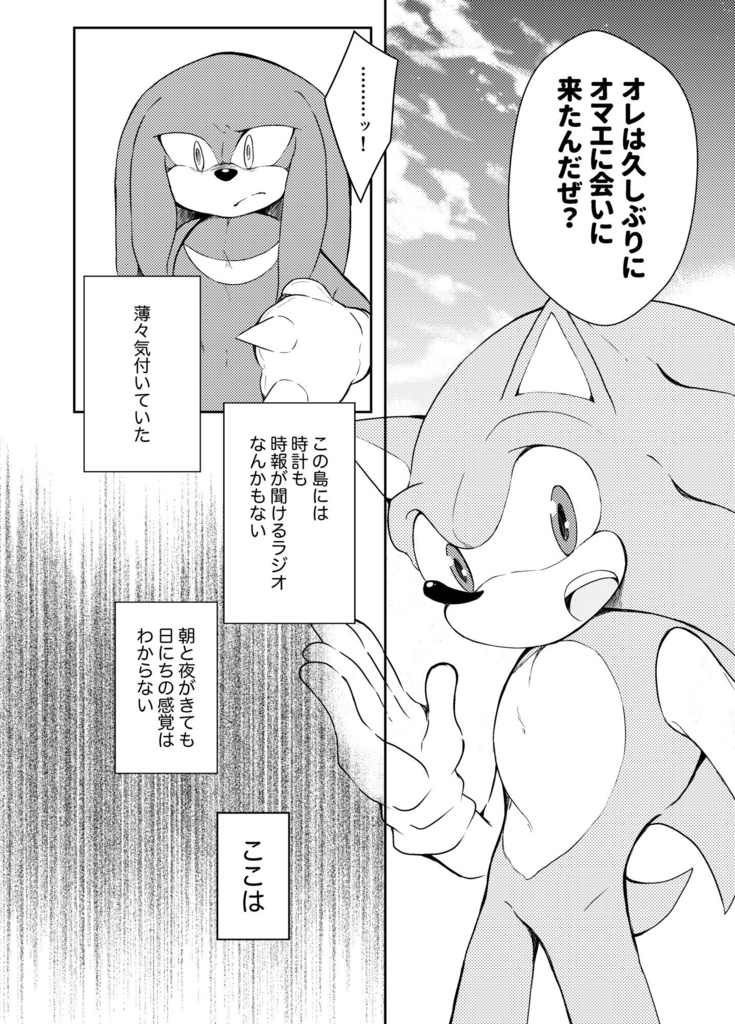 【SONIC】夢現レゾナンス(ソニック×ナックルズ)