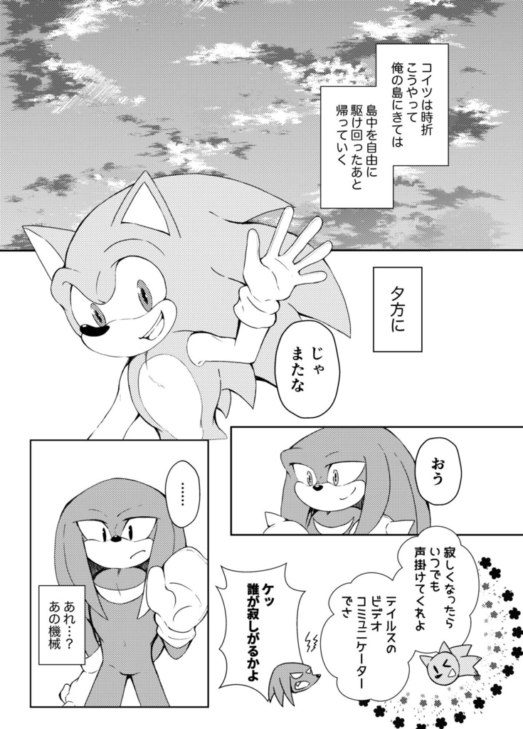 【SONIC】夢現レゾナンス(ソニック×ナックルズ)