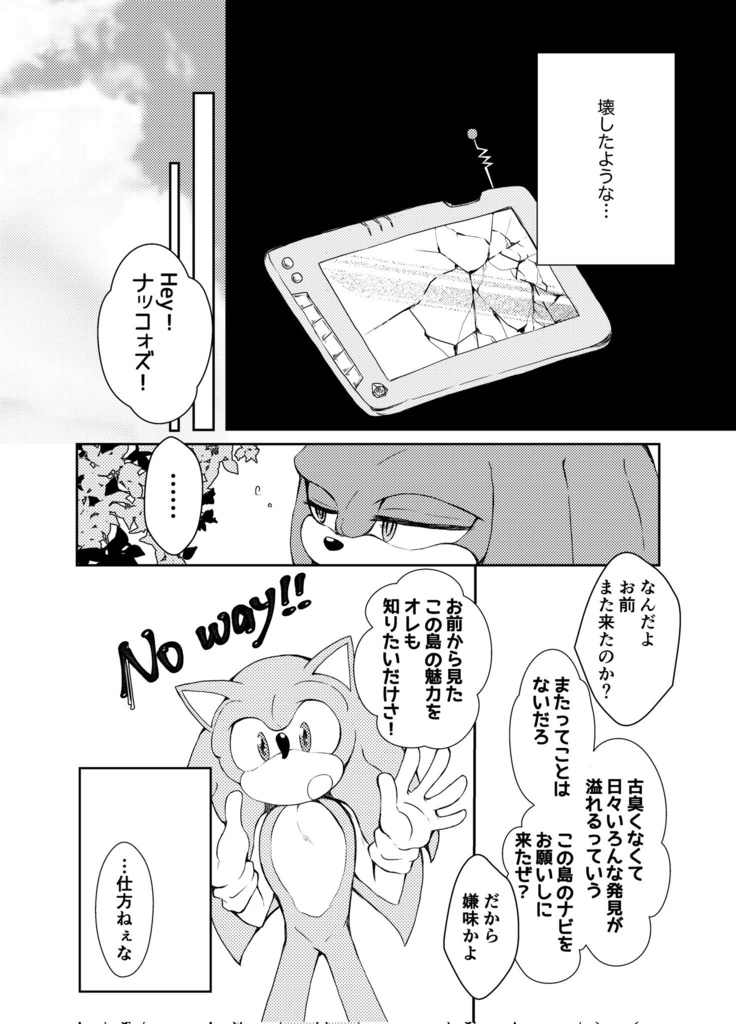 【SONIC】夢現レゾナンス(ソニック×ナックルズ)