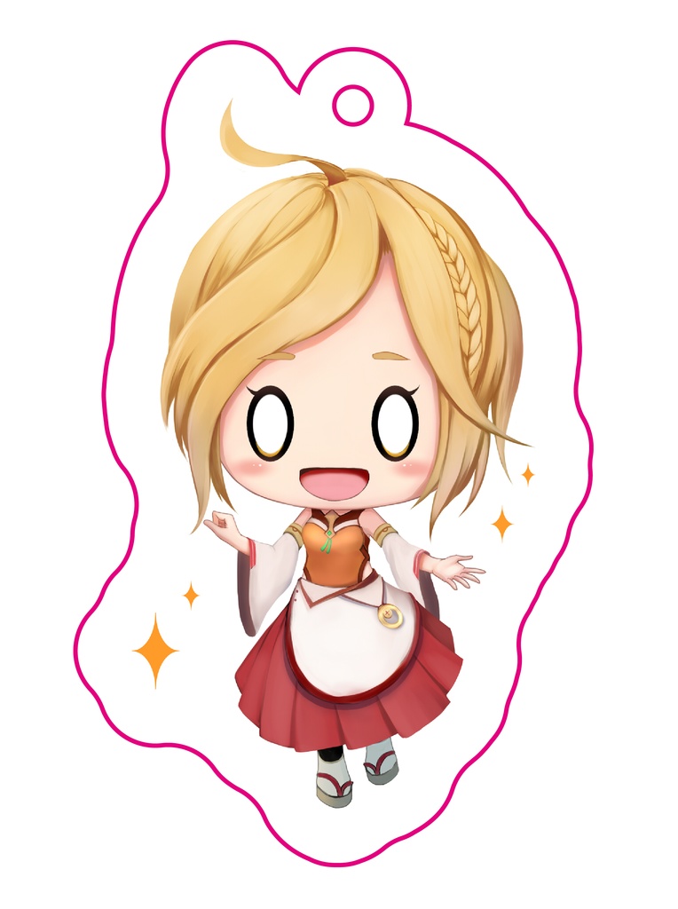 アクリルキーホルダー　チョマ（オリジナル）2020ver