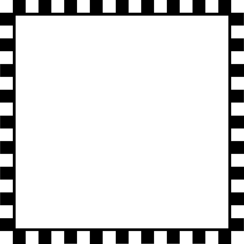 【無料】1:1シンプルなボーダー素材|1:1Simple Border Material|1:1簡單的邊框素材