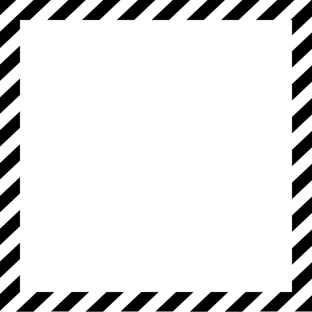 【無料】1:1シンプルなボーダー素材|1:1Simple Border Material|1:1簡單的邊框素材