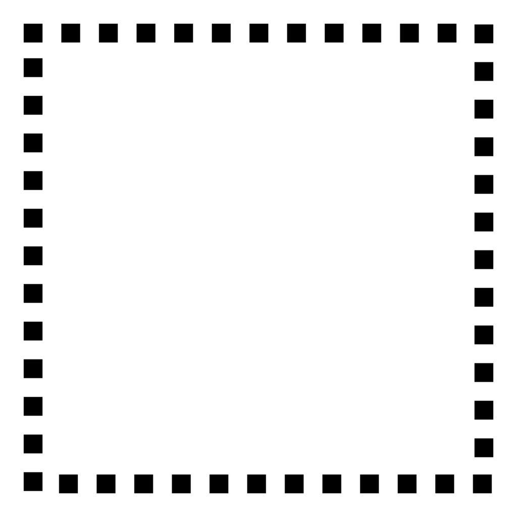 【無料】1:1シンプルなボーダー素材|1:1Simple Border Material|1:1簡單的邊框素材