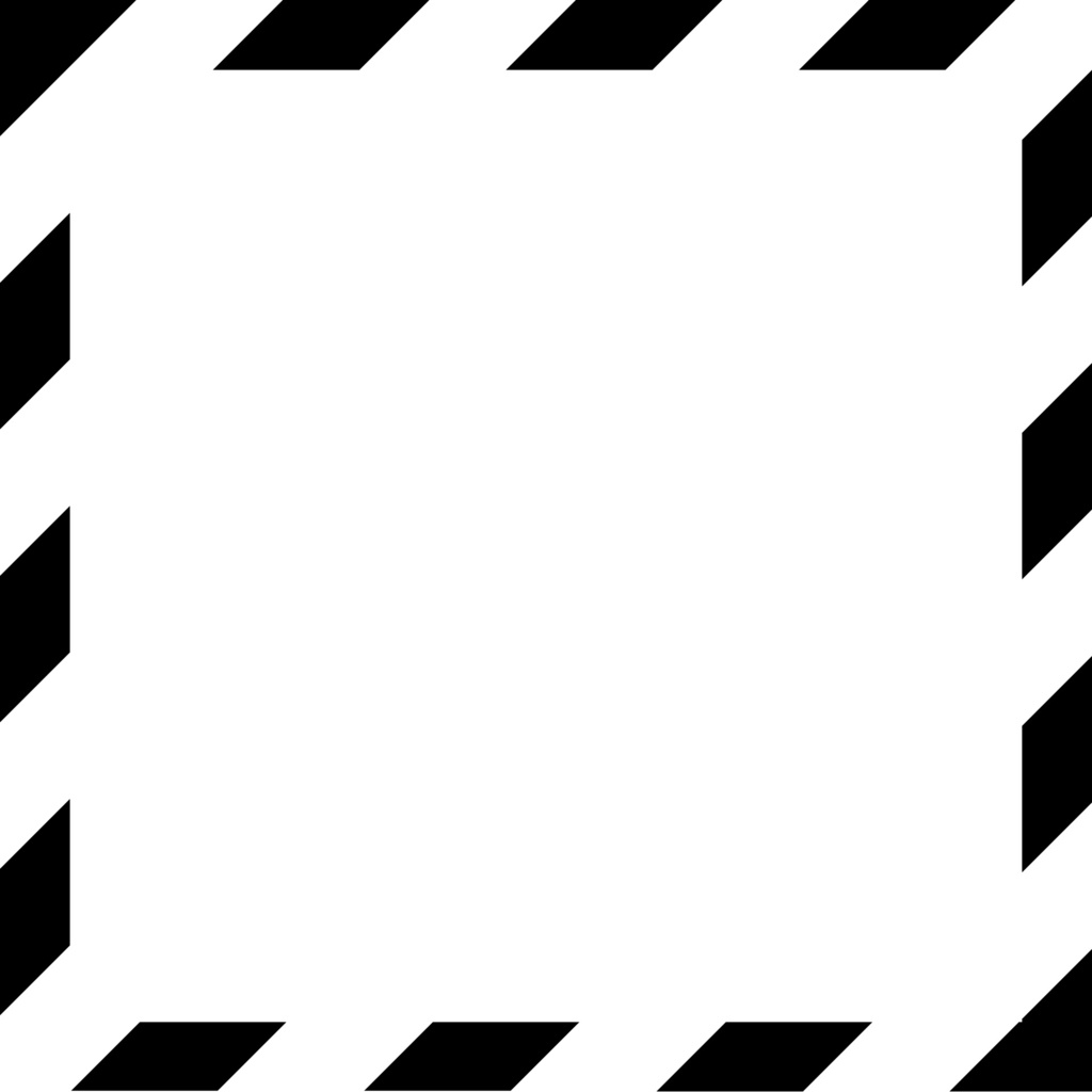 【無料】1:1シンプルなボーダー素材|1:1Simple Border Material|1:1簡單的邊框素材