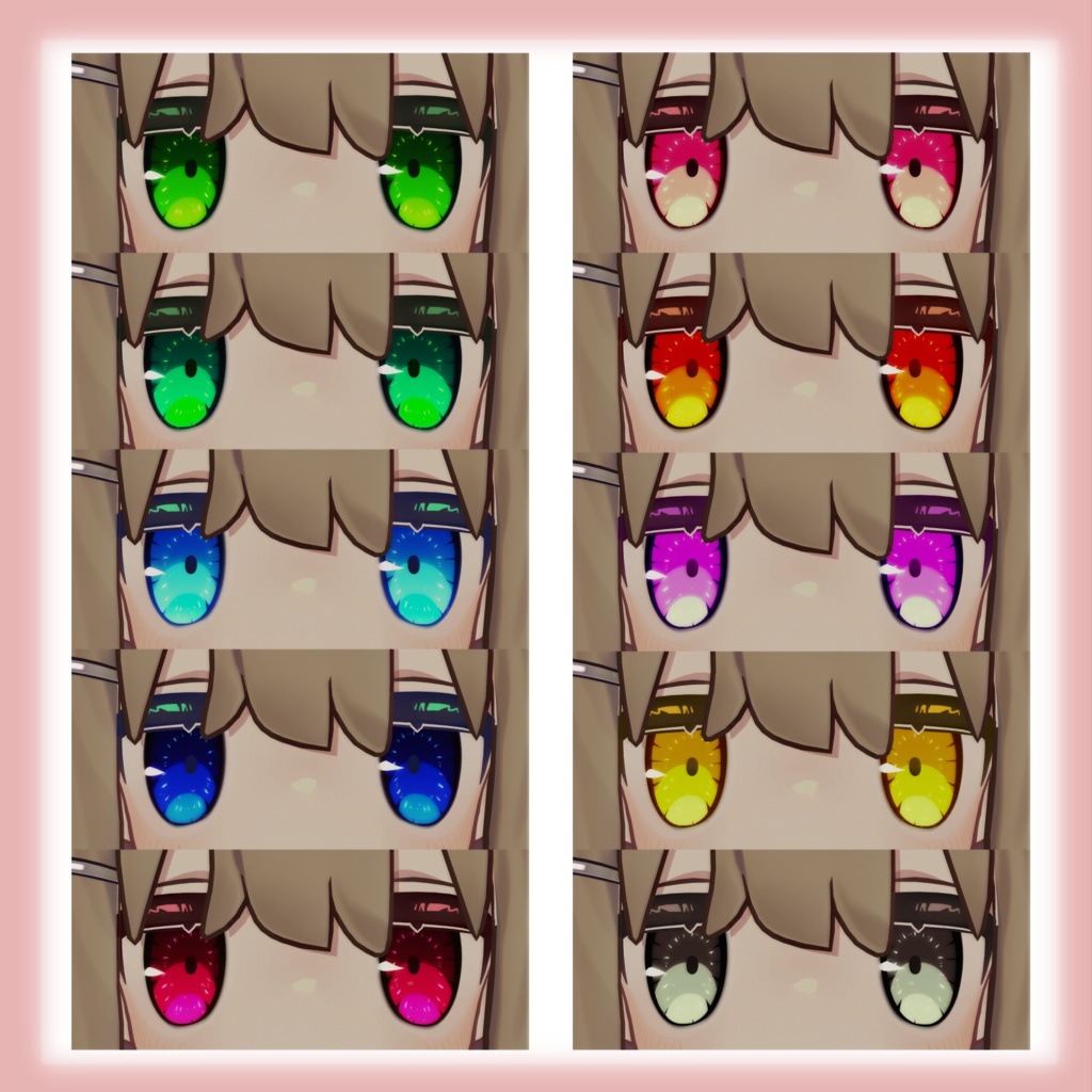 【キプフェル専用】アニメ風Eye しゅわしゅわアニメーション付き