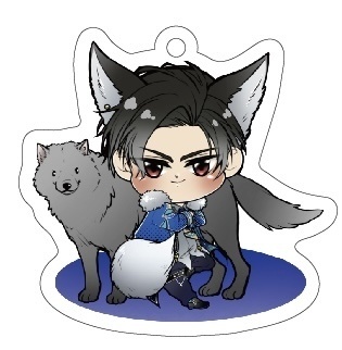 【処分セール】7兄弟けもけもアクリルキーホルダー