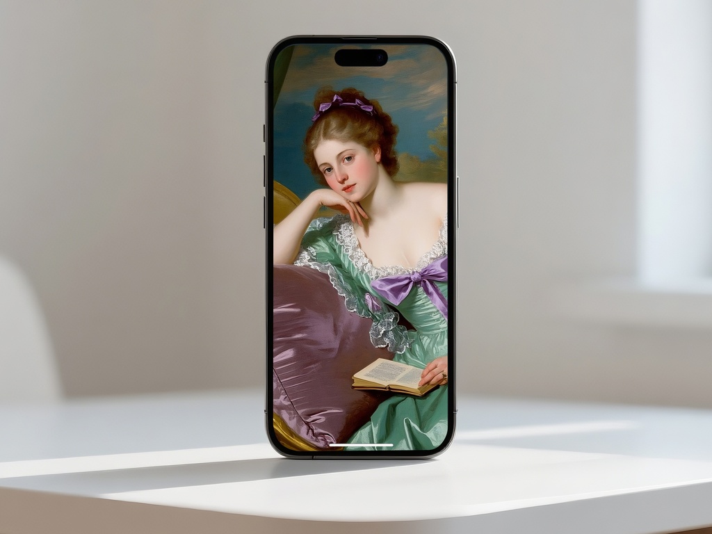 ロココ風貴婦人の肖像