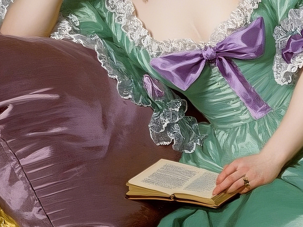 ロココ風貴婦人の肖像