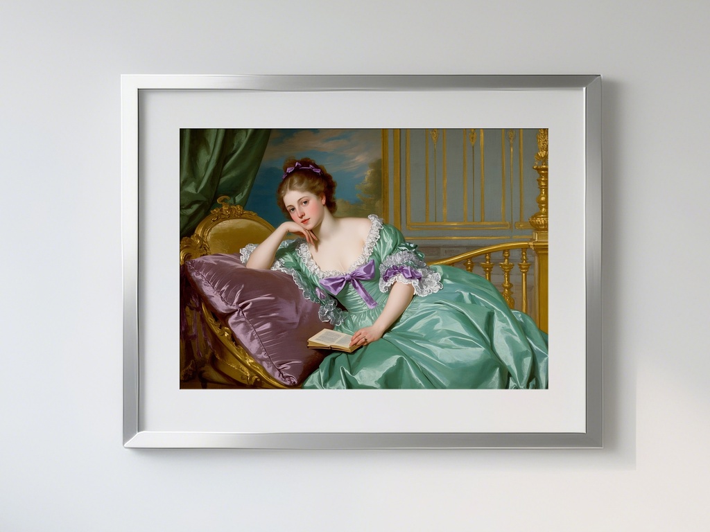 ロココ風貴婦人の肖像