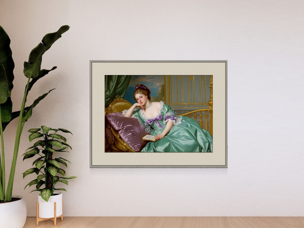 ロココ風貴婦人の肖像