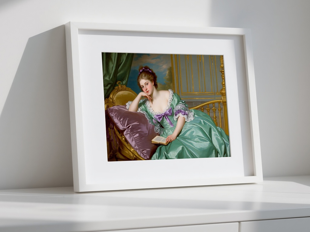 ロココ風貴婦人の肖像