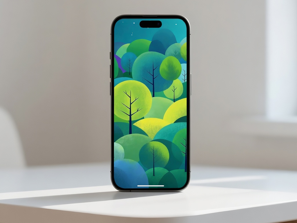 夢のような丸い木の森