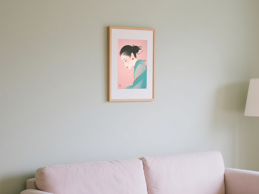 モダンな和風横顔