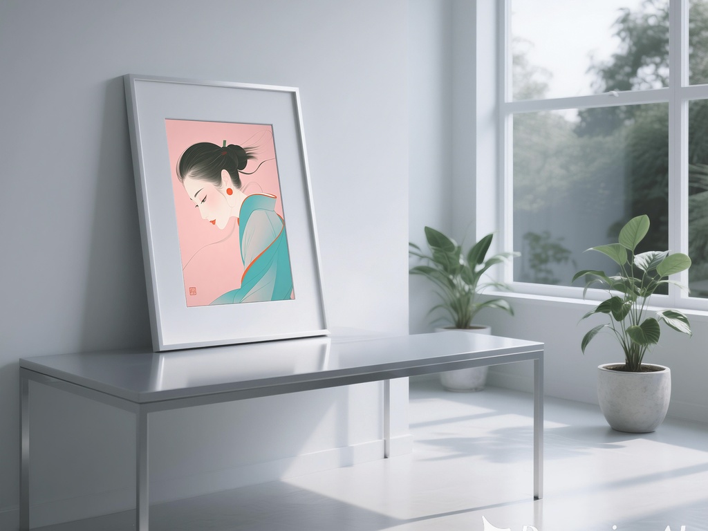 モダンな和風横顔