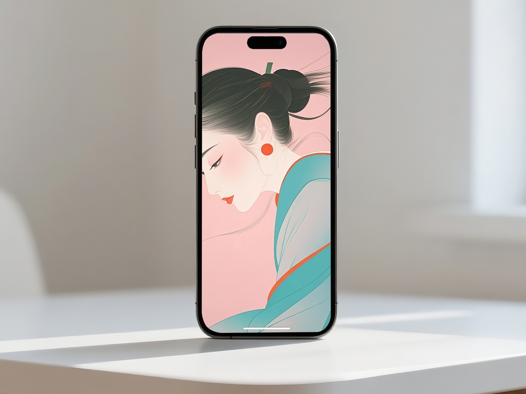 モダンな和風横顔